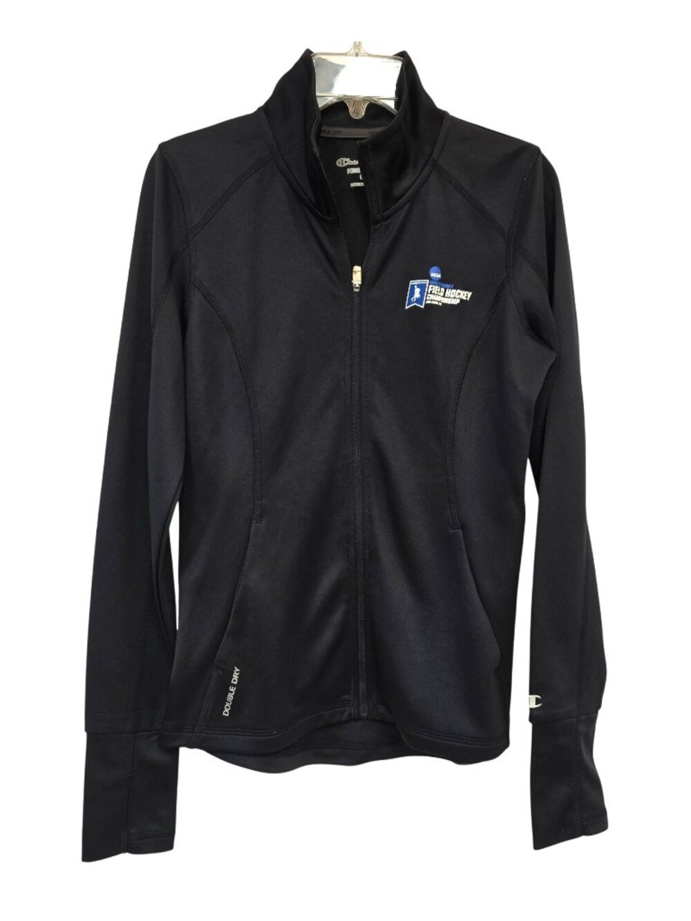 Champion Powertrain NCAA Field Hockey Championship Jacket Womens S Black Full Zi